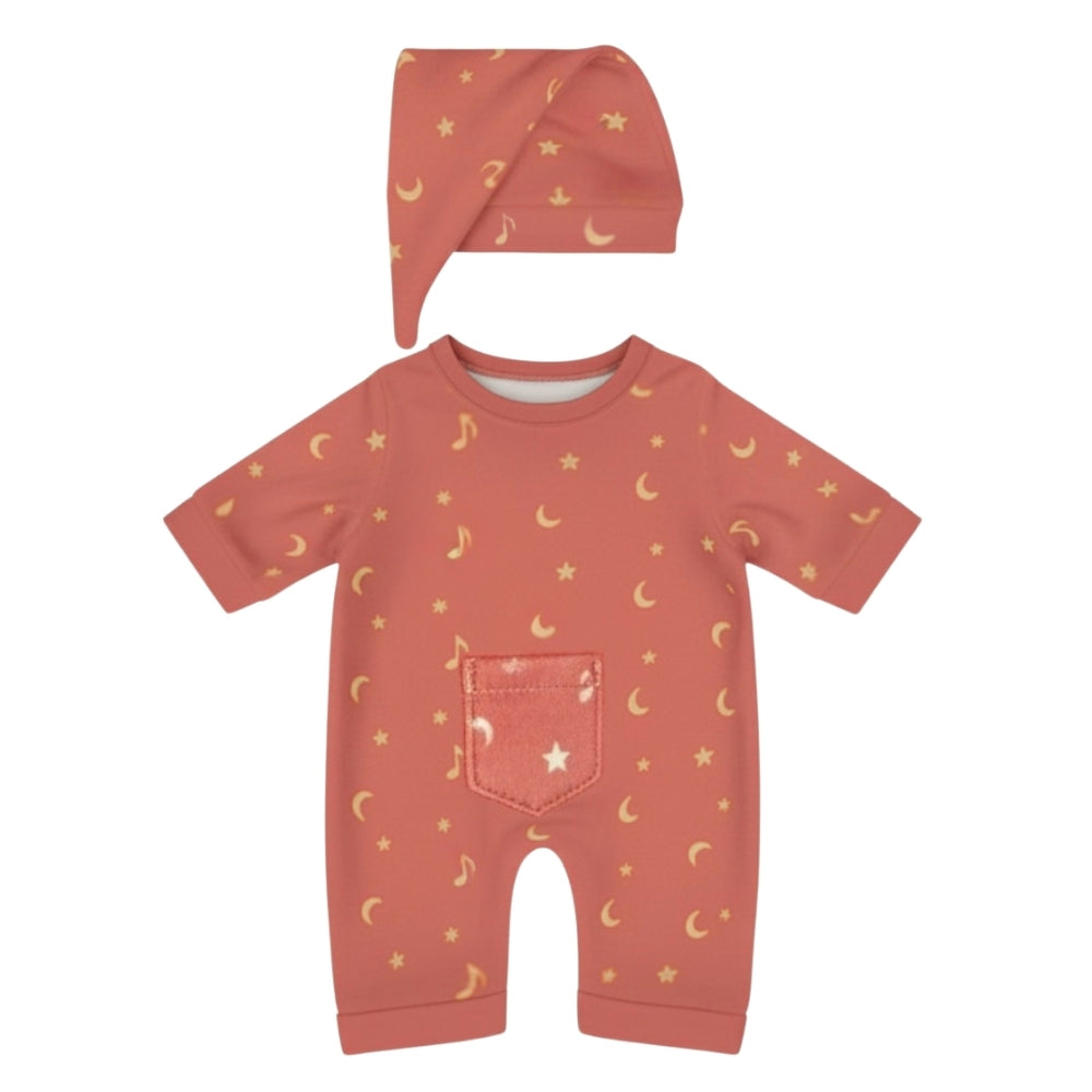 Rød Pyjamas med hat