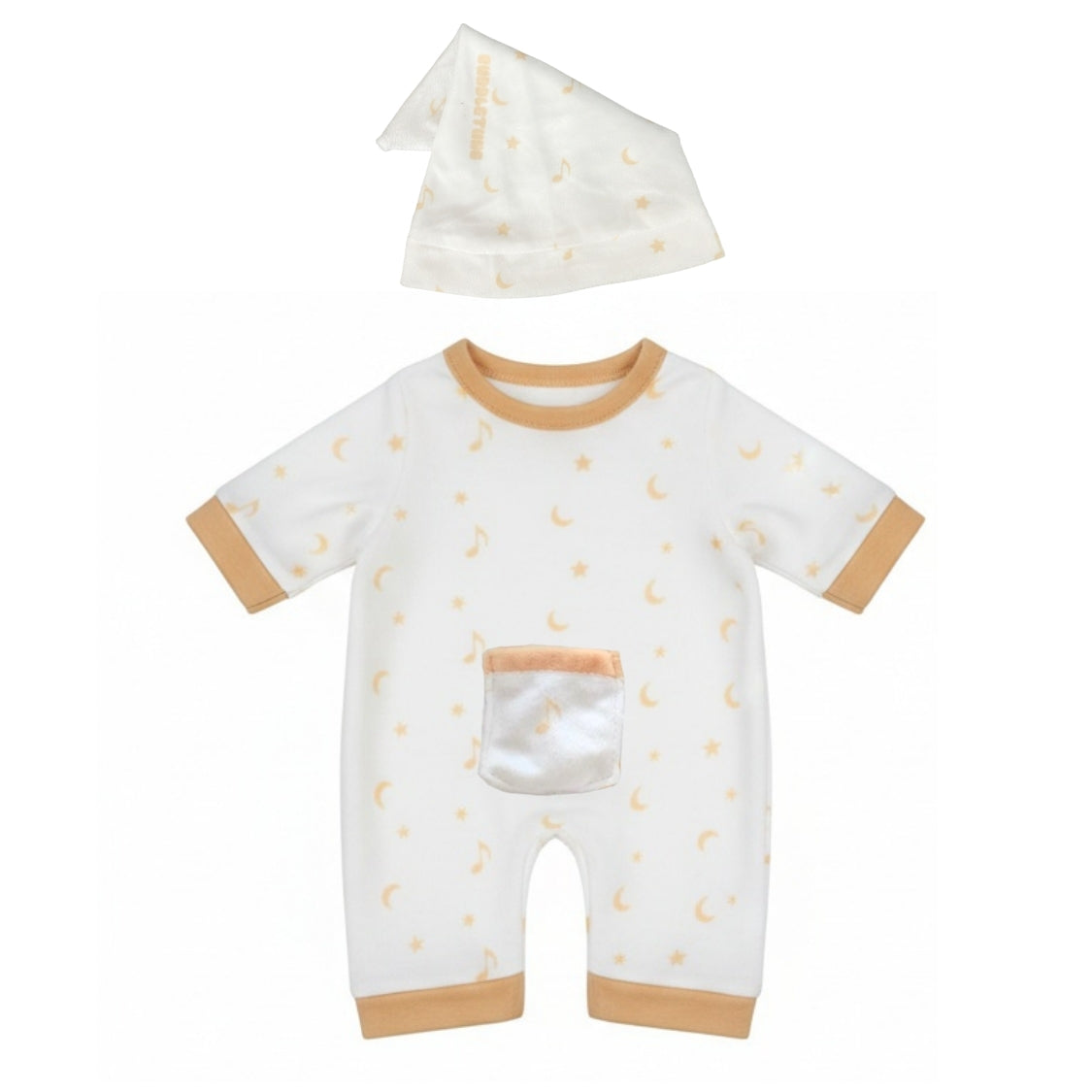 Hvid Pyjamas med hat